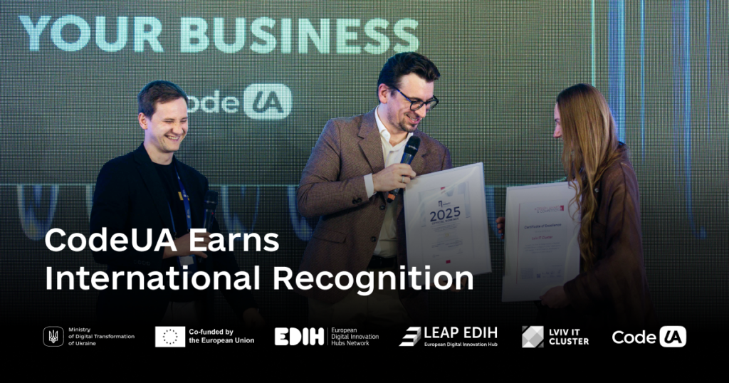 CodeUA здобув нагороду A’ Design Award і потрапив у номінанти Webby Awards