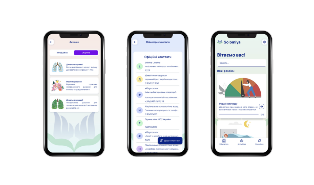 Charité випустила застосунок Solomiya для підтримки психічного здоров’я українців